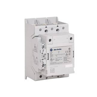 Contattore Direct on Line Allen Bradley, serie 100-E, 3 poli, 1 NO + 1 NC, 146 A., 75 kW, bobina 100→ 250 V cc