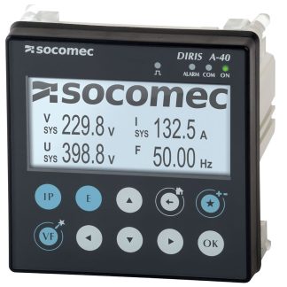 Contatore di energia Socomec, DIRIS A40, 1-3 fasi, display Digitale