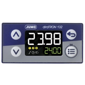 Termoregolatori PID Jumo diraTRON, 110 → 240 V c.a., 48 x 24mm, 2 uscite 1 relè, 1 logica