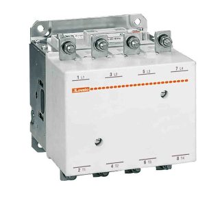 Contattore Lovato, serie B, 4 poli, 4 NA, 800 A, 500 kW, bobina 220→ 240 V c.a./c.c.