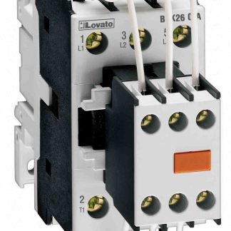 Contattore Lovato, serie BFK, 3 poli, 3 NA, 30 A, 20 kVAr, bobina 230 V c.a.