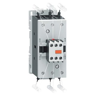 Contattore Lovato, serie BFK, 3 poli, 3 NA, 75 A, 50 kVAr, bobina 400 V c.a.