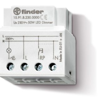 Interruttore crepuscolare Finder, 1 N/A, 230 V c.a.