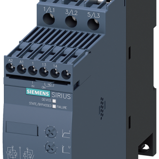 Avviatore soft-start Siemens, 3 fasi, 15 kW, 480 V, IP00