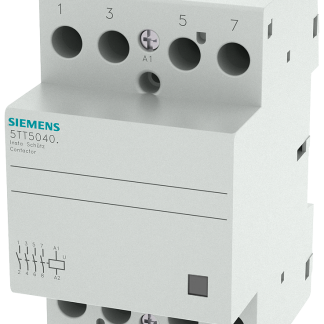 Contattore Siemens, serie 5TT INSTA, 4 poli, 4 NA, 40 A, 4 kW, bobina 24 V