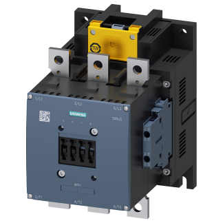 Contattore Reversibile Siemens, serie Size S10, 3RT1, 3 poli, 2 NO + 2 NC, 110 kW, bobina 200 → 277 V c.a./c.c.