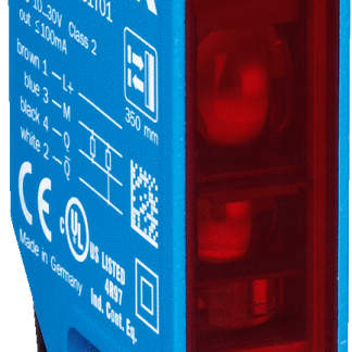 Sensore fotoelettrico Rettangolare SICK, a soppressione di sfondo, rilevamento 20 mm → 600 mm, uscita PNP