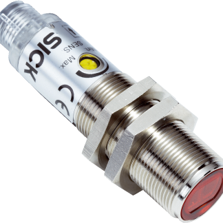 Sensore fotoelettrico Cilindrico SICK, a soppressione di sfondo, rilevamento 1 mm → 140 mm, uscita PNP
