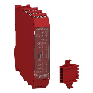 Controller di sicurezza Schneider Electric XPSMCM, Preventa, 8 ingressi, 2 uscite, 24 V c.c.
