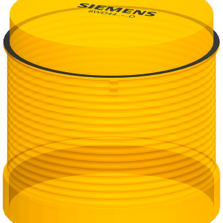 Elemento luminoso lampeggiante Siemens, Giallo, 24 V