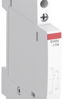 Contatto ausiliario ABB, 2 contatti, 2 NA, montaggio laterale, serie EH04-20N