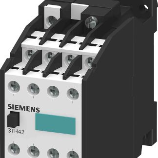 Relè contattore Reversibile Siemens, serie 3TH4, 8 poli, 4NC + 4NO, 6 A, bobina 24 V c.a.