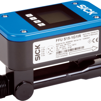 Sensore di flusso SICK, per Liquidi, flusso 5 l/min → 240 L/min