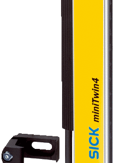 Barriera fotoelettrica SICK, serie miniTwin4, fascio 14mm, H protezione 1140mm
