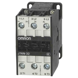 Contattore Omron, 3 poli, 32 A, 15 kW, bobina 24 V c.c.