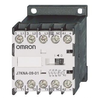 Contattore Omron, 3 poli, 3 NA, 9 A, 4 kW, bobina 230 V c.a.