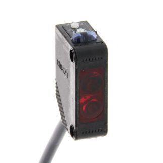 Sensore fotoelettrico Rettangolare Omron, a riflessione diffusa, rilevamento 90 mm, uscita NPN