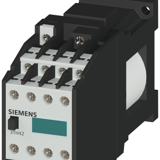 Relè contattore Reversibile Siemens, serie 3TH4, 8 poli, 4NC + 4NO, 6 A, bobina 24 V c.c.