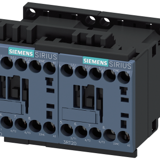 Teleinvertore Reversibile Siemens, 3 poli, 3 NA, 9 A, 4 kW, bobina 24 V c.a.