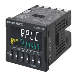 Contatore digitale Omron, 50 → 60Hz, display LCD 6 cifre, 12 → 48 V c.c., 24 V c.a.