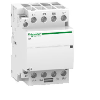 Contattore Schneider Electric, 4 poli, 4NC, 63 A, bobina 24 V