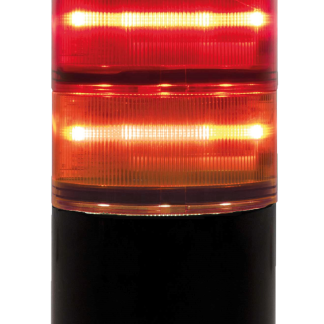 Torretta di segnalazione RS PRO, 120 → 240 V, LED, 2 elementi, lenti Rosso/Ambra