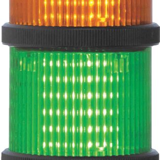 Torretta di segnalazione RS PRO, 24 V, LED, 4 elementi, lenti Rosso/Verde/Ambra/Blu