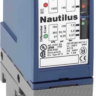 Pressostato Differenziale Telemecanique Sensors, 500bar max, uscita 1 C/O