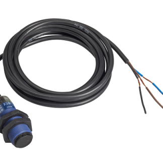 Sensore fotoelettrico Miniaturizzato filettato Telemecanique Sensors, a diffusione, rilevamento 100 mm, uscita PNP