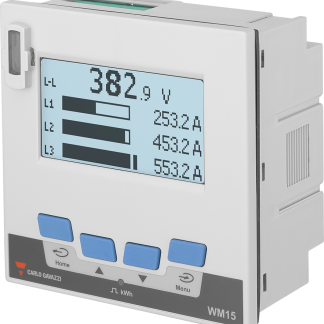 Misuratore digitale multifunzione da pannello Carlo Gavazzi, display LCD
