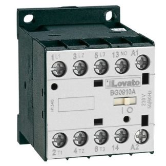 Contattore Lovato, 3 poli, 1NC, 9 A, 5 kW, bobina 400 V c.a.