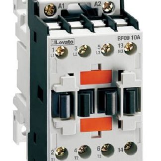 Contattore Lovato, 3 poli, 1NC, 12 A, 5 kW, bobina 24 V c.a.