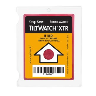 Etichetta con indicatore d'inclinazione SpotSee TiltWatch XTR, 60.31mm x 5.29mm, conf da 10 pz.