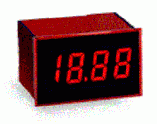 Voltmetro digitale da pannello in c.c. Murata serie DMS-20PC-0/1/2/8-DCM, display LED a 3.5 cifre