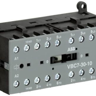 Contattore Reversibile ABB, 3 poli, 3 NA, 20 A, 5,5 kW, bobina 12 V c.c.