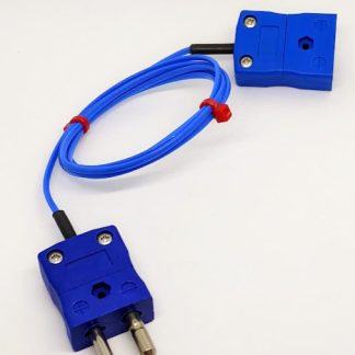 Cavo di prolunga per termocoppia tipo K, Ø sonda 7/0.2mm, lungh. sonda 1m, +105°C