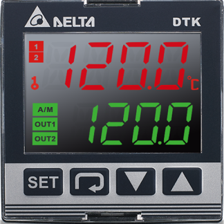 Termoregolatori PID Delta Electronics DTK, 100 → 240 V, 48 x 48 (1/16 DIN)mm, 2 uscite Corrente c.c.