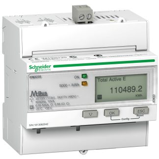 Contatore di energia Schneider Electric, IEM3235, 1-3 fasi, display LCD