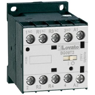 Contattore Controllo motori Lovato, serie BG, 4 poli, 2 NA + 2NC, 20 A, 22 kW, bobina 24 V c.c.