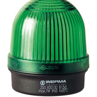 Segnalatore Illuminazione continua, Werma, A incandescenza, Verde, 12 →230 V
