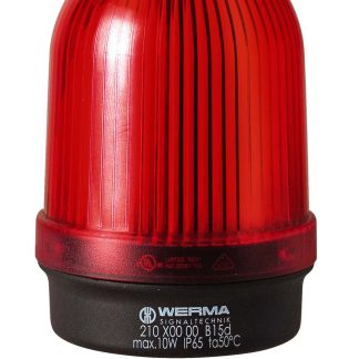 Segnalatore Illuminazione continua, Werma, BA 15d, Rosso, 12 →230 V