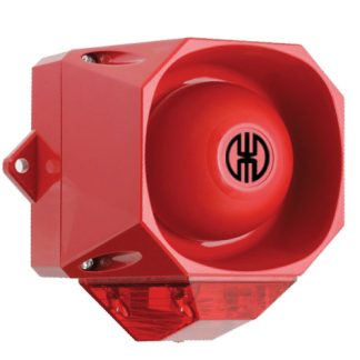 Segnalatore acustico e luminoso Werma serie 439, Rosso, 115 → 230 V, 98dB a 1 m, IP65