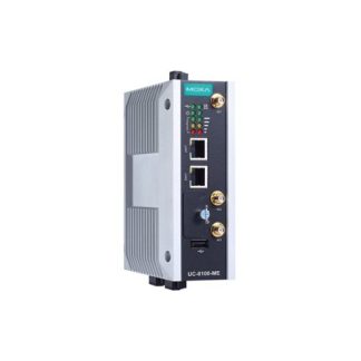 Computer industriale MOXA UC-8100-ME-T, ARM Cortex 141 x 125,6 x 54,8 mm 1 GHz, RAM 4000 MB, compatibile Linux IP30 6W 1