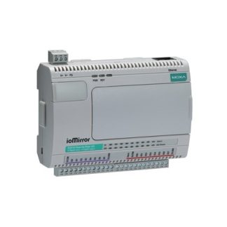 Modulo Ethernet MOXA, serie ioMirror E3200, per 8 ingressi digitali e 8 uscite digitali, digitale