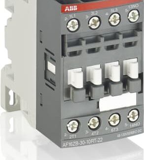 Contattore Controllo motori ABB, serie 1SBL1, 3 poli, 1 NC, 3 NA, 4 A, 5,5 kW, bobina 20 → 60 V c.c.