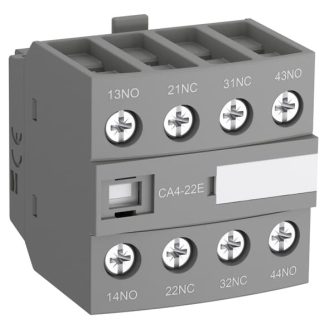 Blocco di contatti ausiliari ABB, 4 contatti, 4NC, montaggio frontale