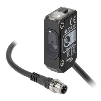 Sensore fotoelettrico Rettangolare Omron, a soppressione di sfondo, rilevamento 1000 mm, uscita PNP