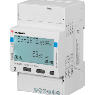Contatore di energia Carlo Gavazzi, EM530, 3 fasi, display LCD a 8+3 cifre