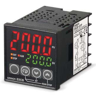 Controller Omron E5CB, 24 V c.a./c.c., 48 x 48mm, 3 uscite Relè
