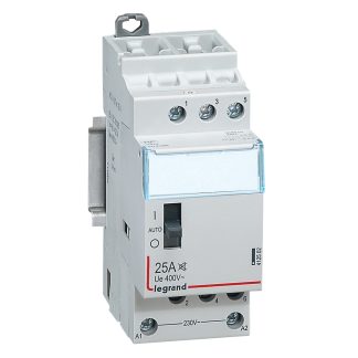 Contattore Legrand, 3 poli, 3NO, 25 A, 3 kW, bobina 230 V